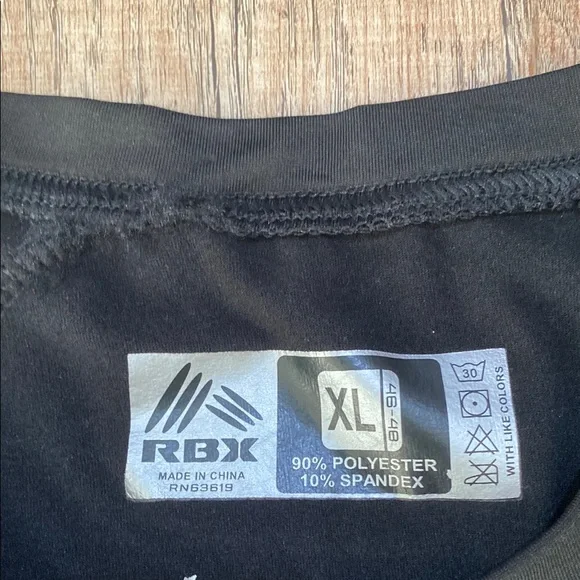 Men's RBX Black Long Sleeve Shirt - Picture 2 of 3